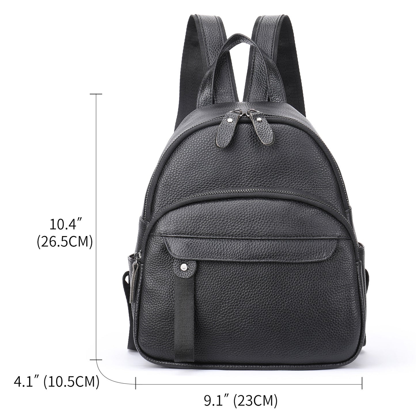 Women's Versatile Fashion Large Capacity Genuine Leather Backpack