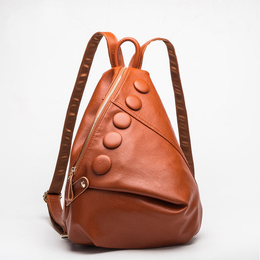 Genuine Leather Backpack Women