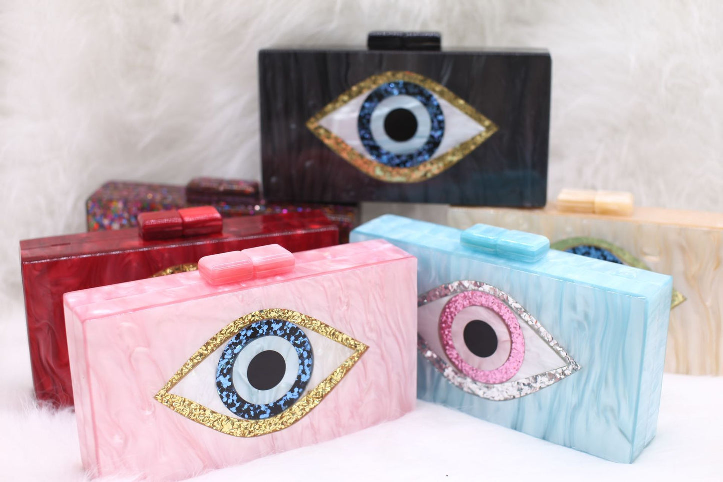 Evil Eye Evening Clutch Bag