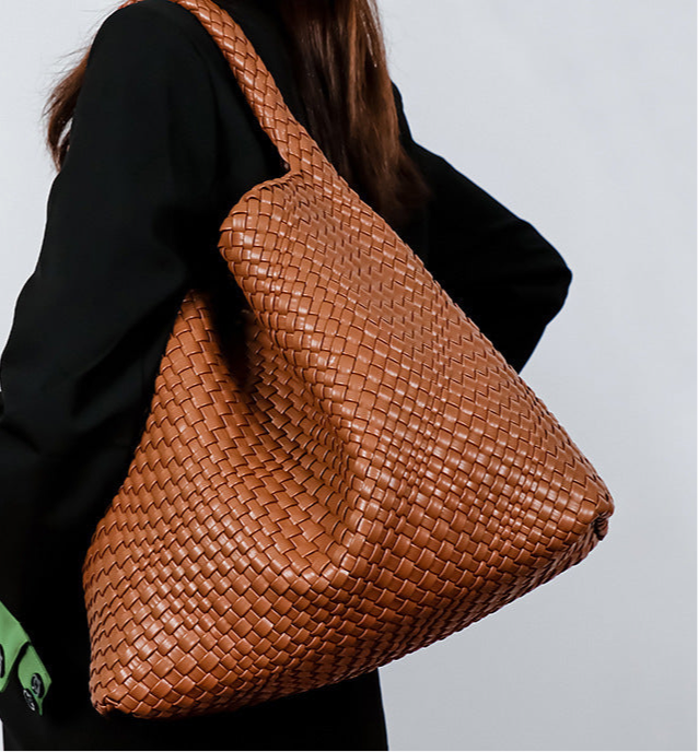 Handwoven Luxury Tote Bag, Hobo Bag