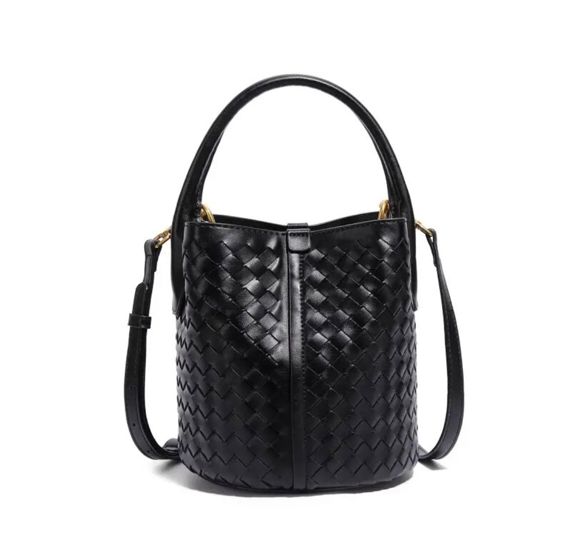 Genuine Leather bag, Hand woven  Bag, Vintage Style Leather bag, gift for her, Bucket Bag Women