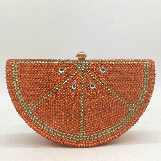 Watermelon Diamond Clutch Bag