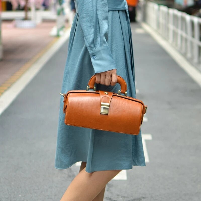 Briefcase Clutch Bag, Top Handle Bag For Summer