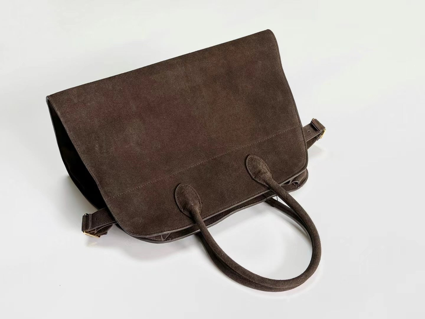 Genuine Leather Large Capacity Shoulder Crossbody Bag Suede