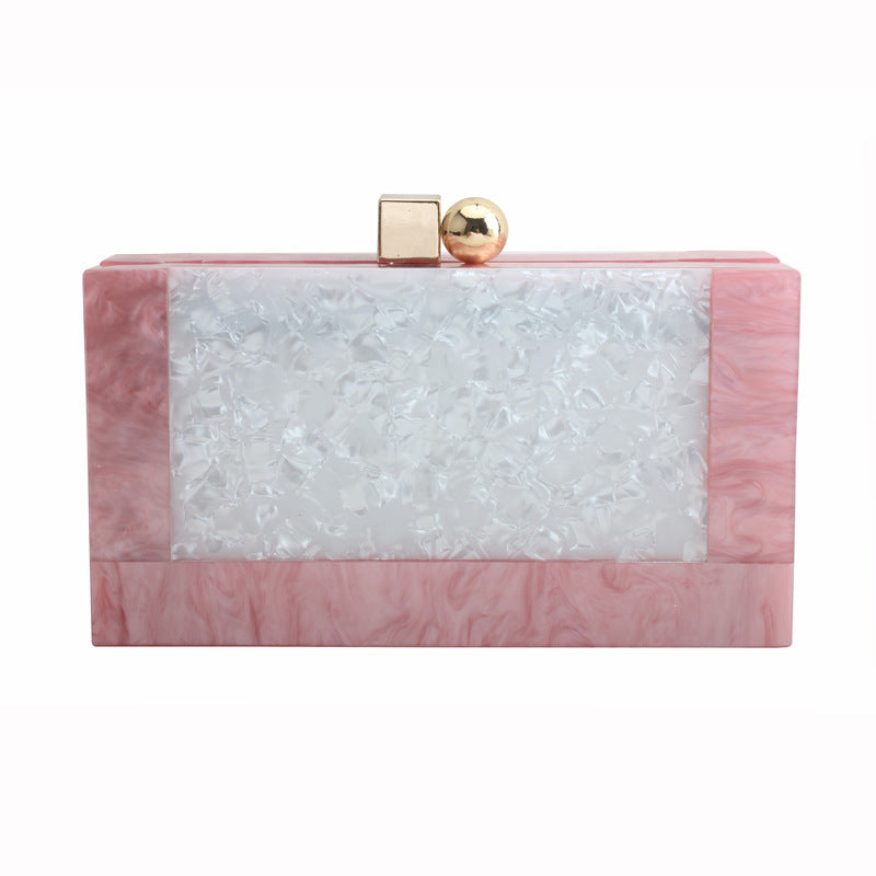 Mosaic bag Clutch bag chain cross-body bag evening bag