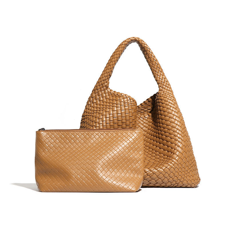 Woven Leather Bag