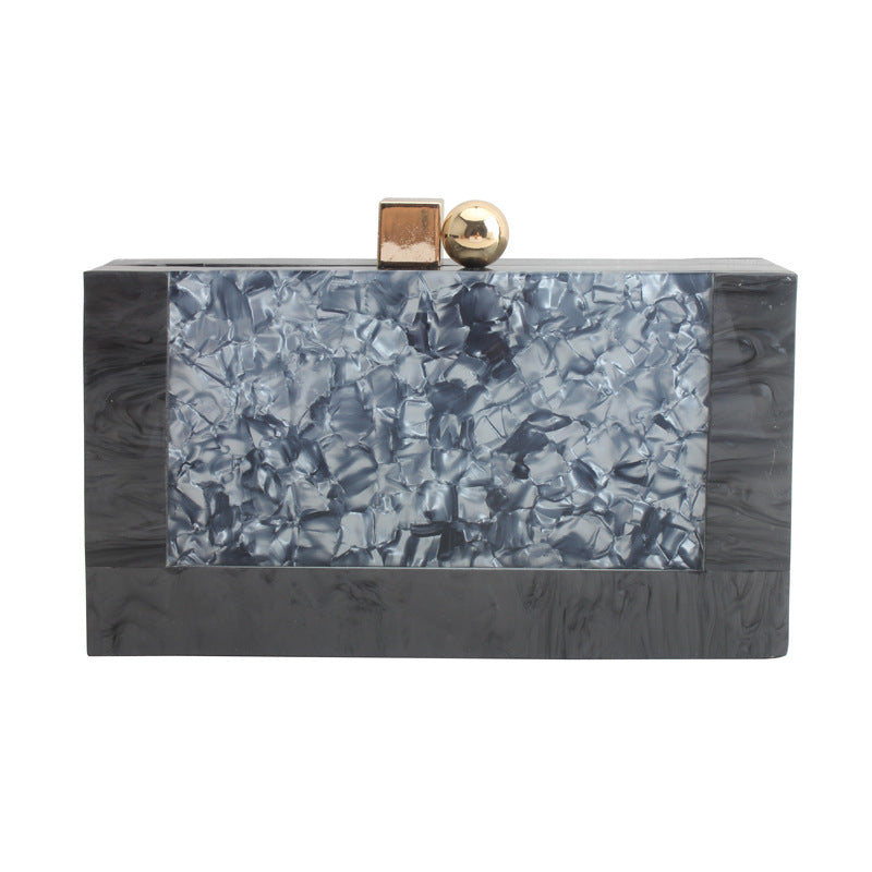 Mosaic bag Clutch bag chain cross-body bag evening bag