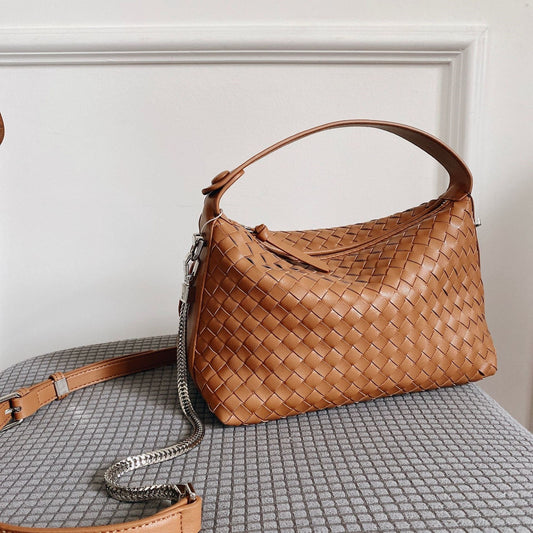 Hand-woven Genuine Leather Small Bag