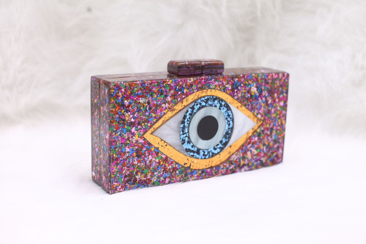 Evil Eye Evening Clutch Bag