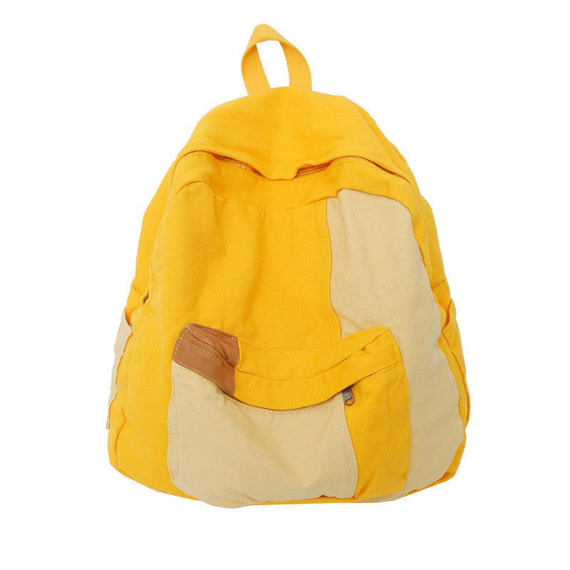 Canvas Backpack Schoolbag For Women