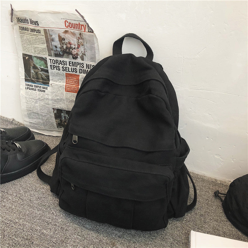 Simple Canvas Backpack - HauteMadeStudio