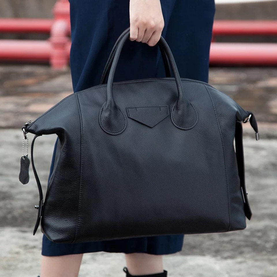 Oversized Leather Bag - HauteMadeStudio